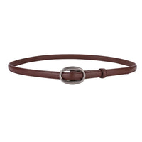 Coffee-silver buckle