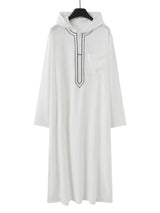Herren Arabische Jubba Thobe | Dubai Kaftan Saudi-Arabien Stil Abaya Robe