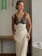 Women's High-Waist Backless Summer Party Lace Maxi Dress