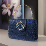 The Stellar-Glow Crystal Handbag Luxury Sparkling Diamond Clutch