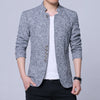 Der Seoul Heritage Blazer: Karierter Herrenanzug im koreanischen Stil – Winterliche, mit Fleece gefütterte, verdickte Jacke