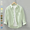 The Artisan Trail Shirt: Men's Fresh Cotton Long Sleeve – Loose Fit Artistic Lapel Top