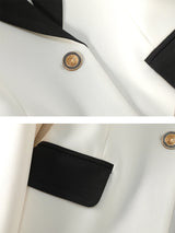 Damen-2-teiliger eleganter Hosenanzug – Blazer & Hose im Slim-Fit für Business und Beruf