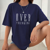 The Overthinking Tee: Women’s Vintage-Inspired Cotton Top