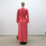 Die „Breeze Silhouette“ Abaya – Sommerliches V-Ausschnitt-Kleid (Signature-Kollektion)
