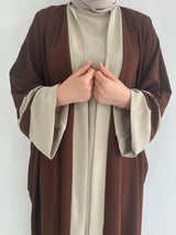Muslim Women’s 2-Piece Caftan and Inner Dress Set