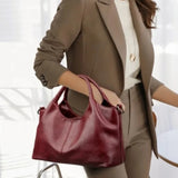 Premium Soft PU Leather Mother's Bag | Middle-Aged Women's Shoulder Bag