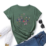 Oversize Damen Grafik-T-Shirt | Harajuku Style Baumwoll Kurzarm-T-Shirt