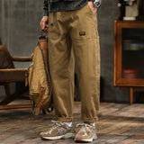 Herren American Vintage High-Waist Loose Profil Cargo-Hose