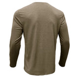 European And American Men's Long Sleeve Round Neck T-Shirt Amazon Men's Base Layer Top Foreign Trade Men's T-Shirt Henry Collar