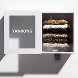 The "Silk-Thread" Slim Set: Premium 100% Mulberry Silk Skinny Scrunchies