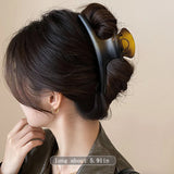 Elegant Solid 5.91in Large Hair Claw for Women