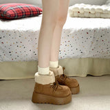 Women’s Chunky Platform Snow Boots – Ultra-Warm Fur-Lined Winter Booties