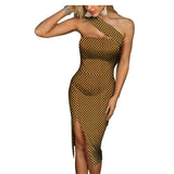 Afrikanisches ärmelloses sexy Club-Damenkleid mit Ankara-Print und Trägern