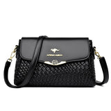 The Woven-Vault Silhouette Luxury Knitted Leather Handbag