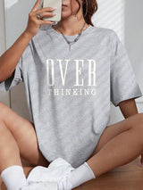 The Overthinking Tee: Women’s Vintage-Inspired Cotton Top