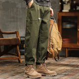 Herren American Vintage High-Waist Loose Profil Cargo-Hose