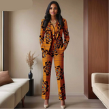 Das „Legacy“ Executive Set: Lebhafter 3-teiliger Anzug aus Ankara | Einreihiger Blazer, passende Weste & hoch geschnittene Hose