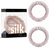 The "Silk-Thread" Slim Set: Premium 100% Mulberry Silk Skinny Scrunchies