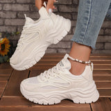 The Urban Designer Trainer: Leichtgewichtige Chunky Plateau-Sneaker für Damen