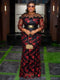 Luxury Sequin Dashiki Maxi Dress – Women’s African Evening Gown