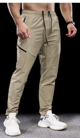 Men's Quick-Drying Sports Trousers | Gym Fitness & Running Training Pants