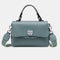 The Envelope-Elite Silhouette Genuine Leather Top-Handle Handbag