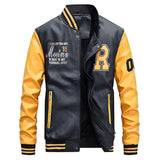 Die „Apex“ Slim Moto – charakteristische Stehkragenjacke aus PU-Leder – hochwertige Bikerjacke mit schmaler Passform von Boutique