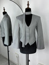 Women's Scarf-Neck Blazer Coat – Single-Breasted Waist-Cinching Jacket