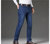 Men’s Classic Cotton Denim Overalls – Straight Leg Jeans