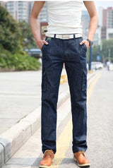 Herren Cargo-Jeans mit mehreren Taschen