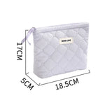 The "Vintage-Bloom" Trio: Quilted Cotton Makeup Bag Set
