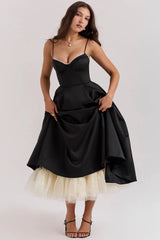 Women's Summer French Corset Waist Summer Evening Gown