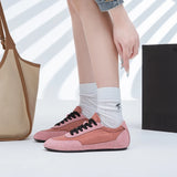 Moralische Trainingsschuhe für Damen – Retro Color-Blocked Sneakers