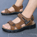Herren Klassische Sandalen aus echtem Leder – Premium Sommer Outdoor Sandalen