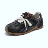 Deutsche Trainingsschuhe aus Echtleder für Damen – Wintersneaker mit Samt- und Pelzfutter