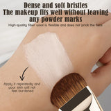 The Skin-Mimic Precision Brush Ultra-Thin Tongue-Shaped Foundation Tool