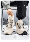 Herren Winterstiefel - Wasserdichte Schneestiefel für Herren - Rutschfeste Outdoor-Wanderschuhe