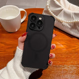 MagSafe Compatible Shockproof Soft Case for iPhone 17 Air 16 15 14 13 12 Pro Max