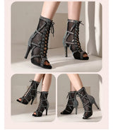 Die Tanzstiefel „Diamond Stage“: Funkelnde Strass-Latein- & Jazzschuhe