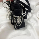 Die Cyber-Retro-Silhouette Y2K Punk Biker Bag