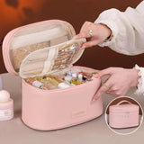 Luxury PU Leather Makeup Bag for Women