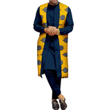 Das Sovereign-Set "Legacy": Markantes 3-teiliges Set mit afrikanischem Muster | Maßgeschneiderter Dashiki-Mantel, Innenhemd & Hose