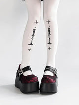 Nameless Witch 2.0 Gothic Platform Wedge Mary Janes
