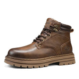 Handgemachte, luxuriöse, warm gefütterte Designer-Stiefeletten für Herren – Winterstiefeletten aus Spaltleder