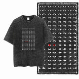 Säuregewaschenes Katzen-Grafik-T-Shirt | Unisex Exklusives Streetwear T-Shirt
