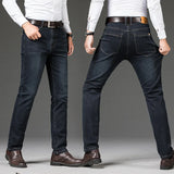 Men’s Classic Cotton Denim Overalls – Straight Leg Jeans