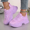 The Urban Designer Trainer: Leichtgewichtige Chunky Plateau-Sneaker für Damen