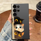 Three Little Kittens Silicone Case for Samsung Galaxy S25 S24 S23 Ultra