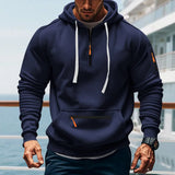 The Heritage Heavyweight: Men's American-Style Loose Fit Fleece-Lined Hoodie
